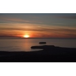 Tjornes, midnight sun over Grimsey Island. Photo by Gunnar Johannesson. All rights reserved.