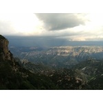 Storm approaching Barranca del Cobre. Photo by Rick Taylor. Copyright Borderland Tours. All rights reserved.