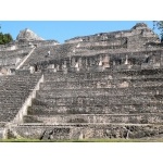 Caana or Sky Palace, at 136' the tallest structure at Caracol. Photo by Chris Sharpe. All rights reserved.