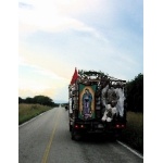 Pilgrims running in honor of the Virgin of Guadalupe. Photo by Rick Taylor. Copyright Borderland Tours. All rights reserved.