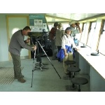 Titchwell bird hide. Photo by Rick Taylor. Copyright Borderland Tours. All rights reserved.  