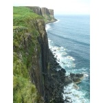 Sea cliffs at Mealt, Isle of Skye. Photo by Rick Taylor. Copyright Borderland Tours. All rights reserved. 