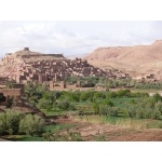 Kasbahs at Ait Benhaddou. Photo by Rick Taylor. Copyright Borderland Tours. All rights reserved. 