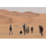 People of Dune at Erg Chebbi. Photo by Rick Taylor. Copyright Borderland Tours. All rights reserved. 