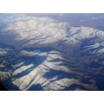 Atlas Mountains in late afternoon light from above. Photo by Rick Taylor. Copyright Borderland Tours. All rights reserved.