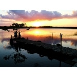 Coba Sunset. Photo by Rick Taylor. Copyright Borderland Tours. All rights reserved.