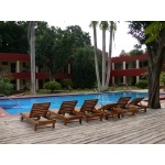 Hotel at Uxmal. Photo by Rick Taylor. Copyright Borderland Tours. All rights reserved.