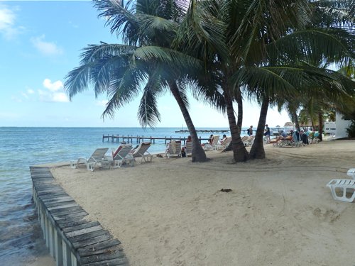 Beach on ambergris caye. Photo by Mike West. All rights reserved.