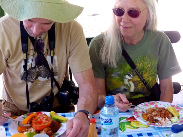 Doug  cheri johnstone  villa barrancoli meal