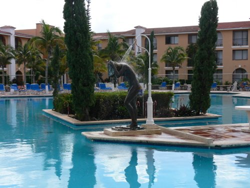 Hotel on cozumel island. Photo by Rick Taylor. Copyright Borderland Tours. All rights reserved.